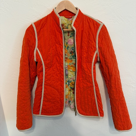 Etro Quilted Zip-Up Fitted Jacket